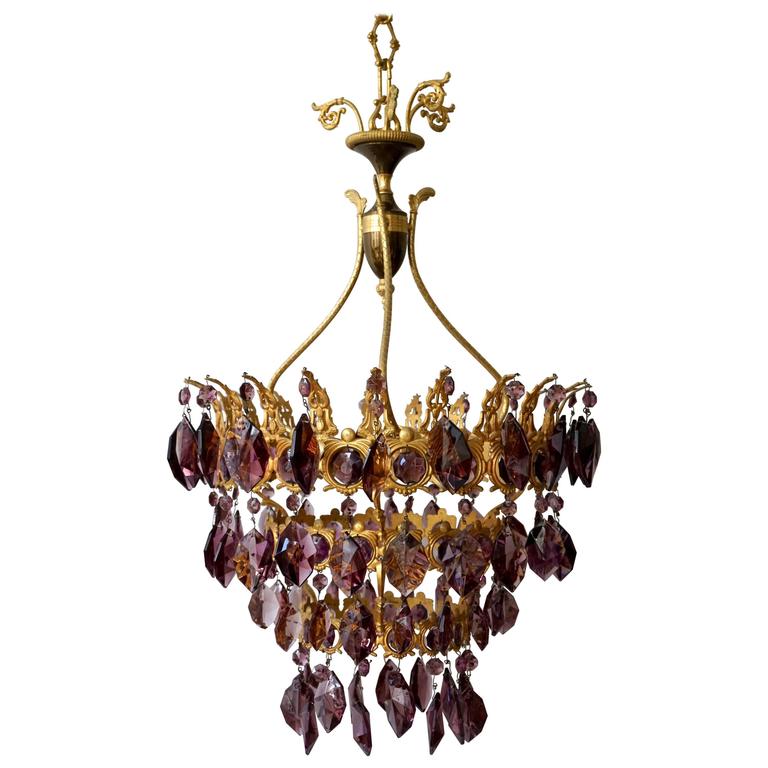 Italian Murano Glass Chandelier For Sale at 1stdibs