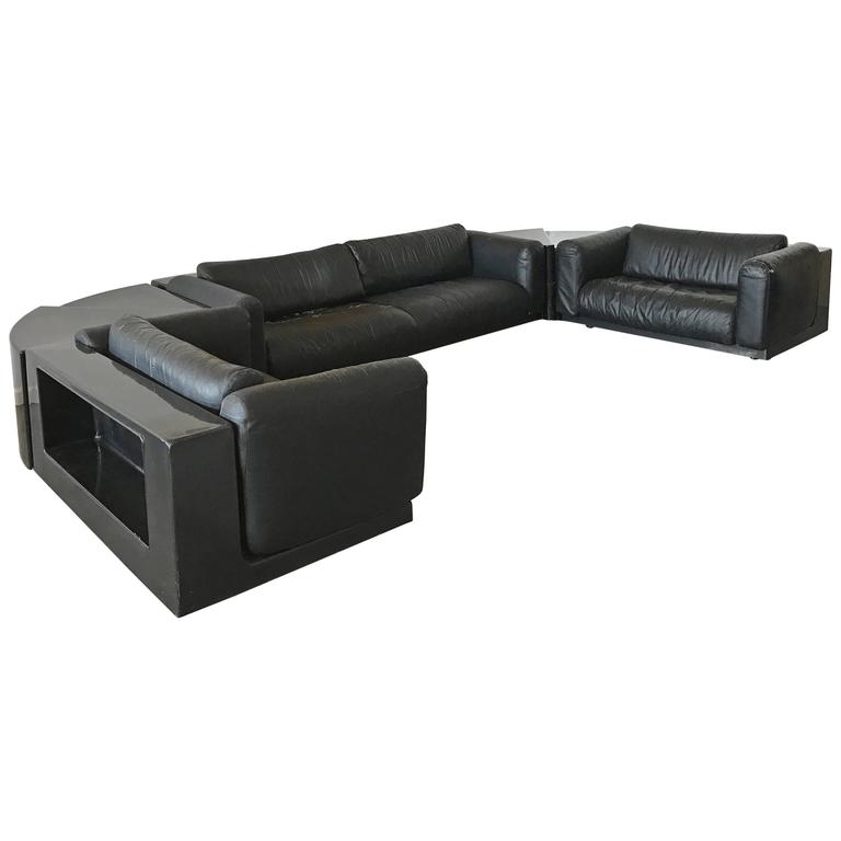 Cini Boeri Five Piece Gradual Sectional Sofa System For Gavina Knoll Cini Boeri Five Piece Gradual Sectional Sofa System For Gavina Knoll