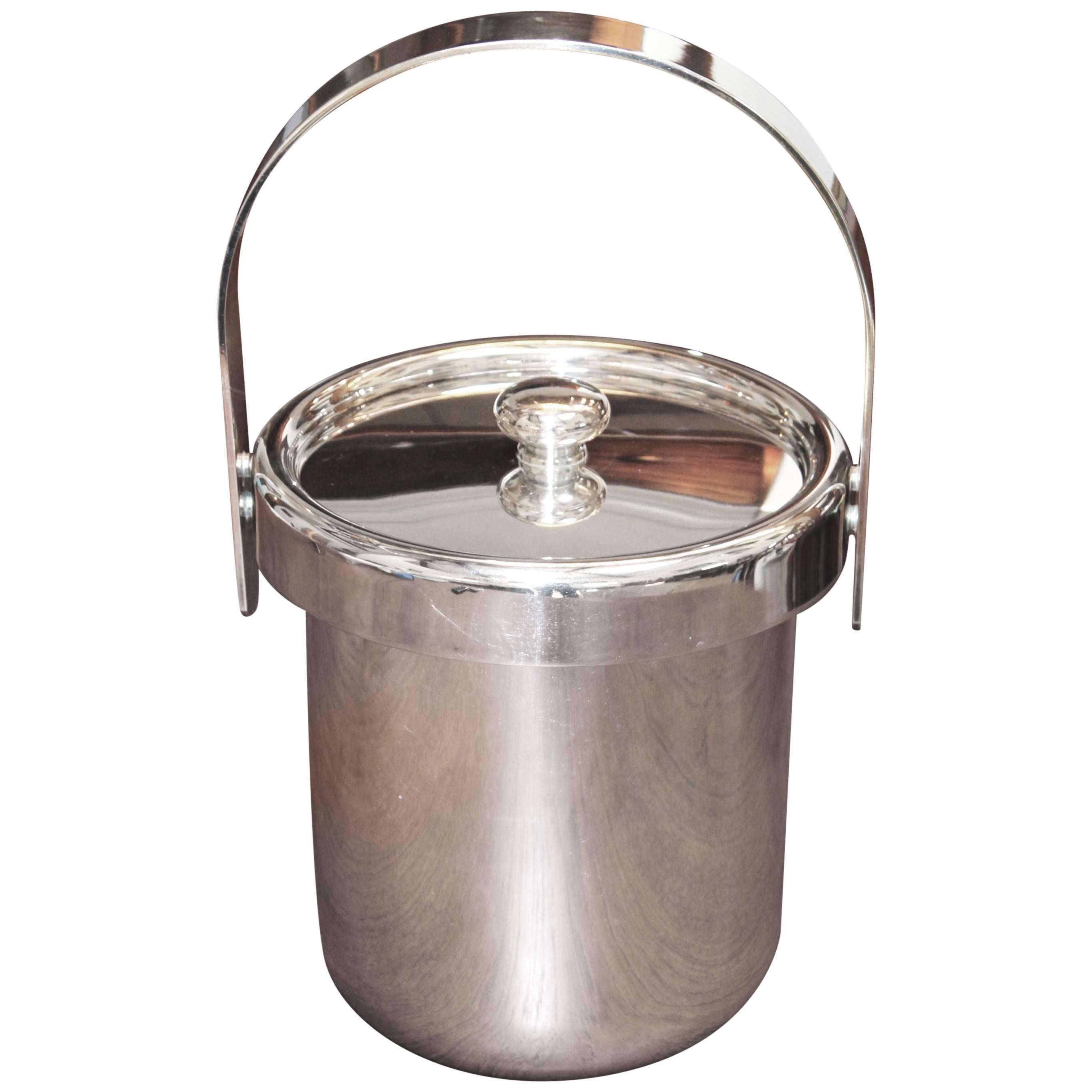 1960s Silverplate Italian Ice Bucket by Argente