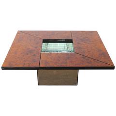 Paul Michel Burl Wood Multi-Functional Coffee Table 2