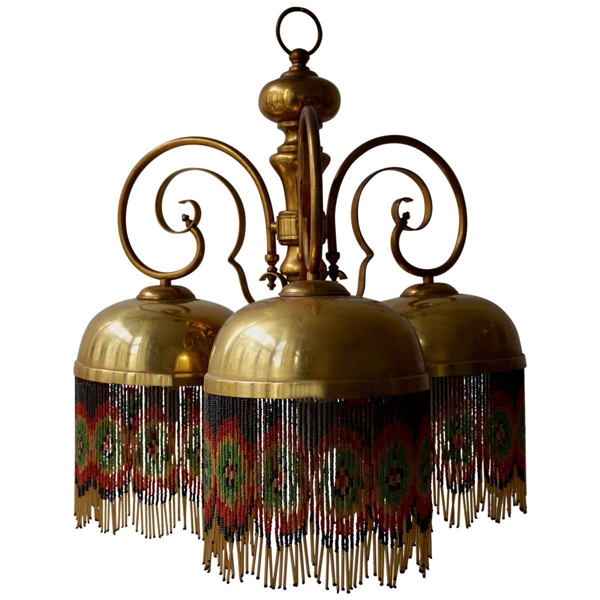 Italian Copper Chandelier