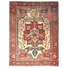 Antique Persian Sarapi Rug, circa 1880s 3