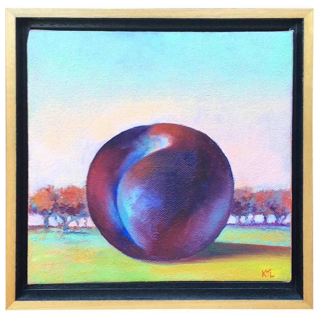 Nantucket Still Life with a Plum, by Katie Trinkle Legge, 2002 For Sale