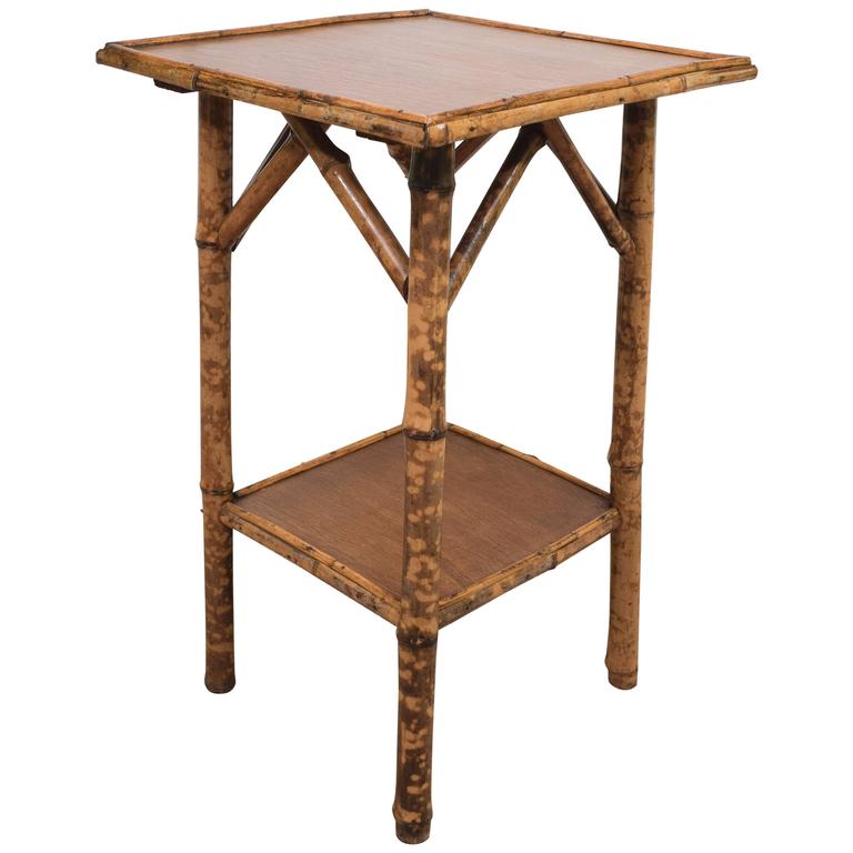 Small Bamboo Table For Sale at 1stdibs