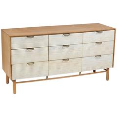 Raymond Loewy for Mengel Oak Dresser with Original Hardware