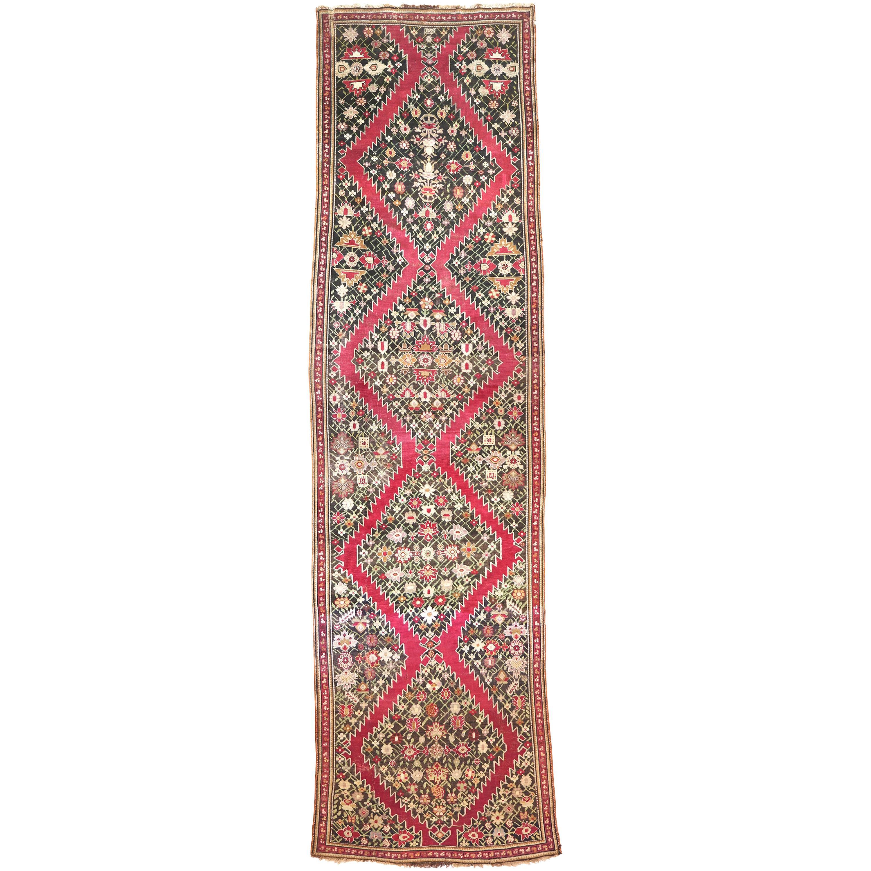 Antique Karabagh Runner, circa 1900s