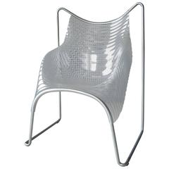 Wingback Chair by Ron Arad / Moroso in Inox and Trasparent Pegt / 21st Century