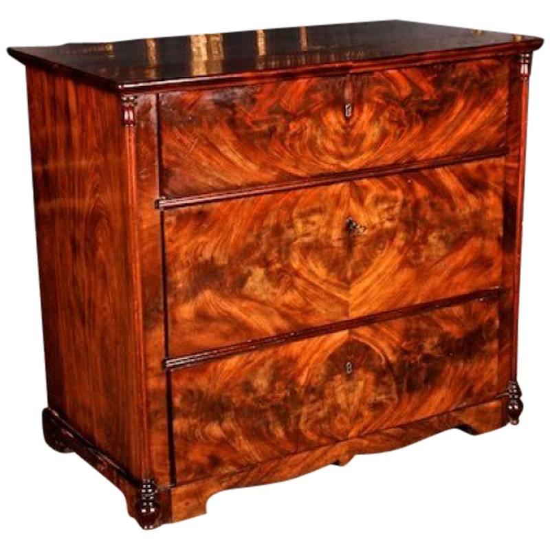 19th Century Biedermeier Chest of Drawers Brand Temple Potsdamer Palais 1830