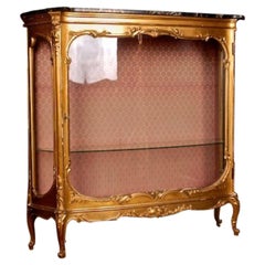 Französische Vitrine Napoleon III., Mitte des 19. Jahrhunderts