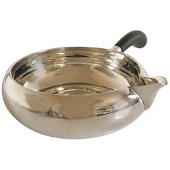 Svend Toxværd Silver Sauce Bowl with Wooden Handle