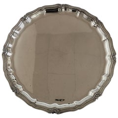 C.C. Herman Round Silver Tray