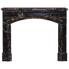 Antique Louis XIV Style Mantel Fireplace in Portor Marble, 19th Century 4