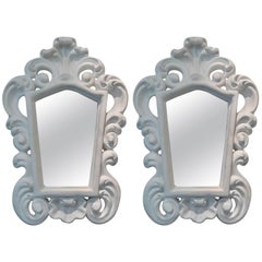 Pair of Italian Plaster Mirrors