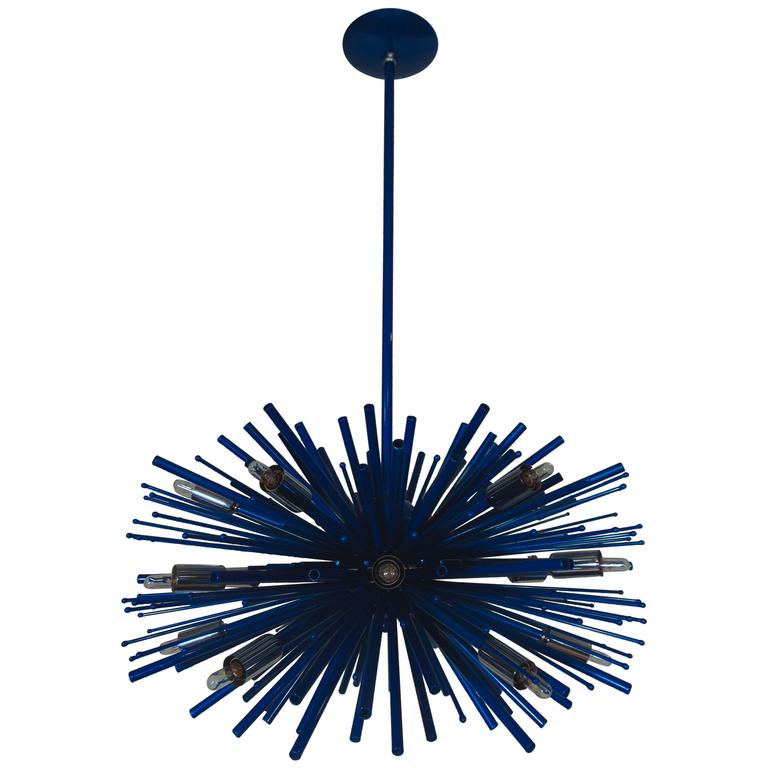 Custom Supernova Chandelier Made In America By Lou Blass For Custom Supernova Chandelier Made In America By Lou Blass For