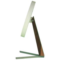 1960s Teak and Metal Mirror by Durlston