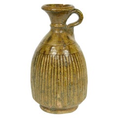 Moroccan Berber Green Glazed Terra Cotta Jar