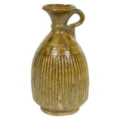 Moroccan Berber Green Glazed Terra Cotta Jar 7