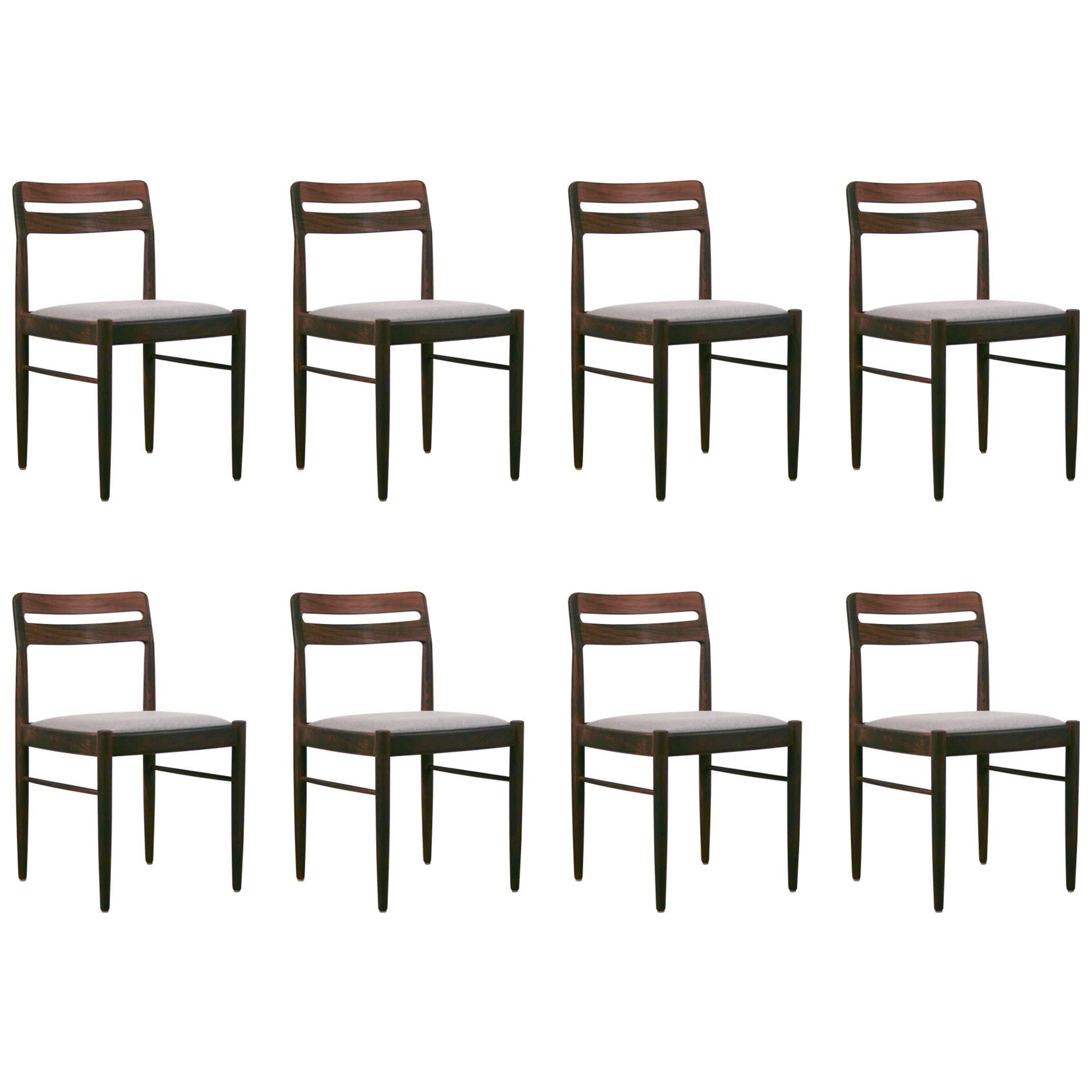 Vintage Danish Rosewood Dining Chairs For Sale