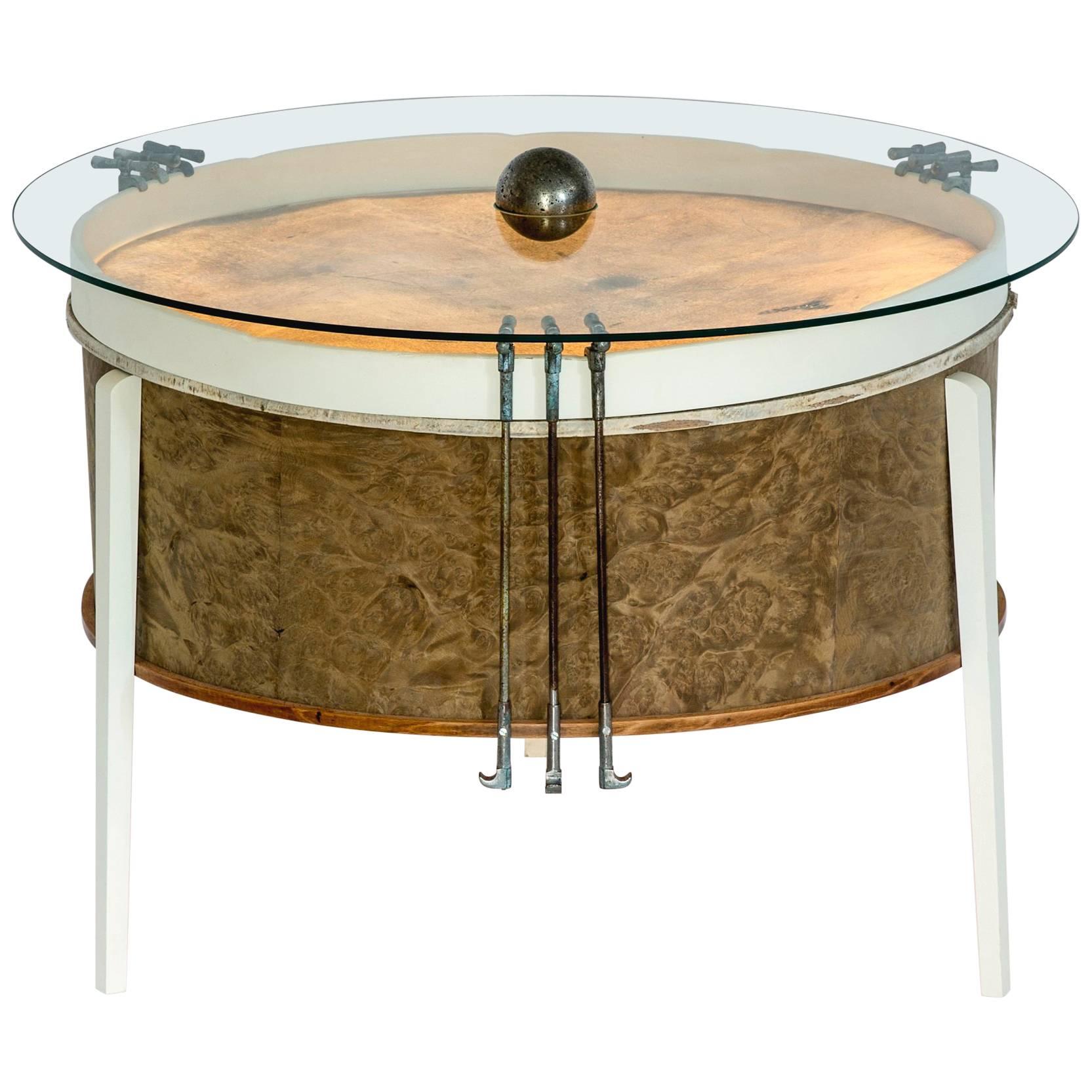 Coffee Table from Bass Drum