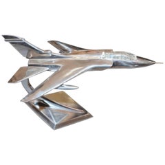 Modelo de caza Tornado en aluminio pulido, 1974