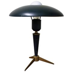 Louis Kalff Tripod Table Lamp, 1950s