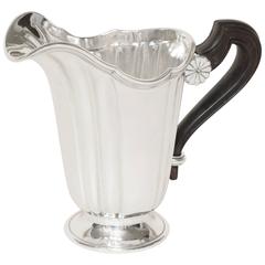 Jacques Cardeilhac French Art Deco Sterling Silver Cream Pitcher