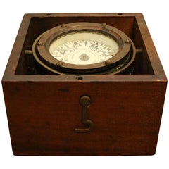 Antique Early 1900s Boxed Compass