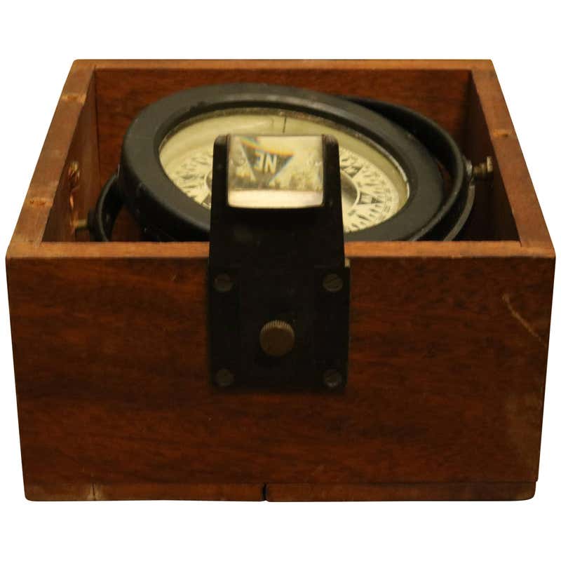 Copper Lifeboat Compass, American, C. 1970's For Sale at 1stDibs