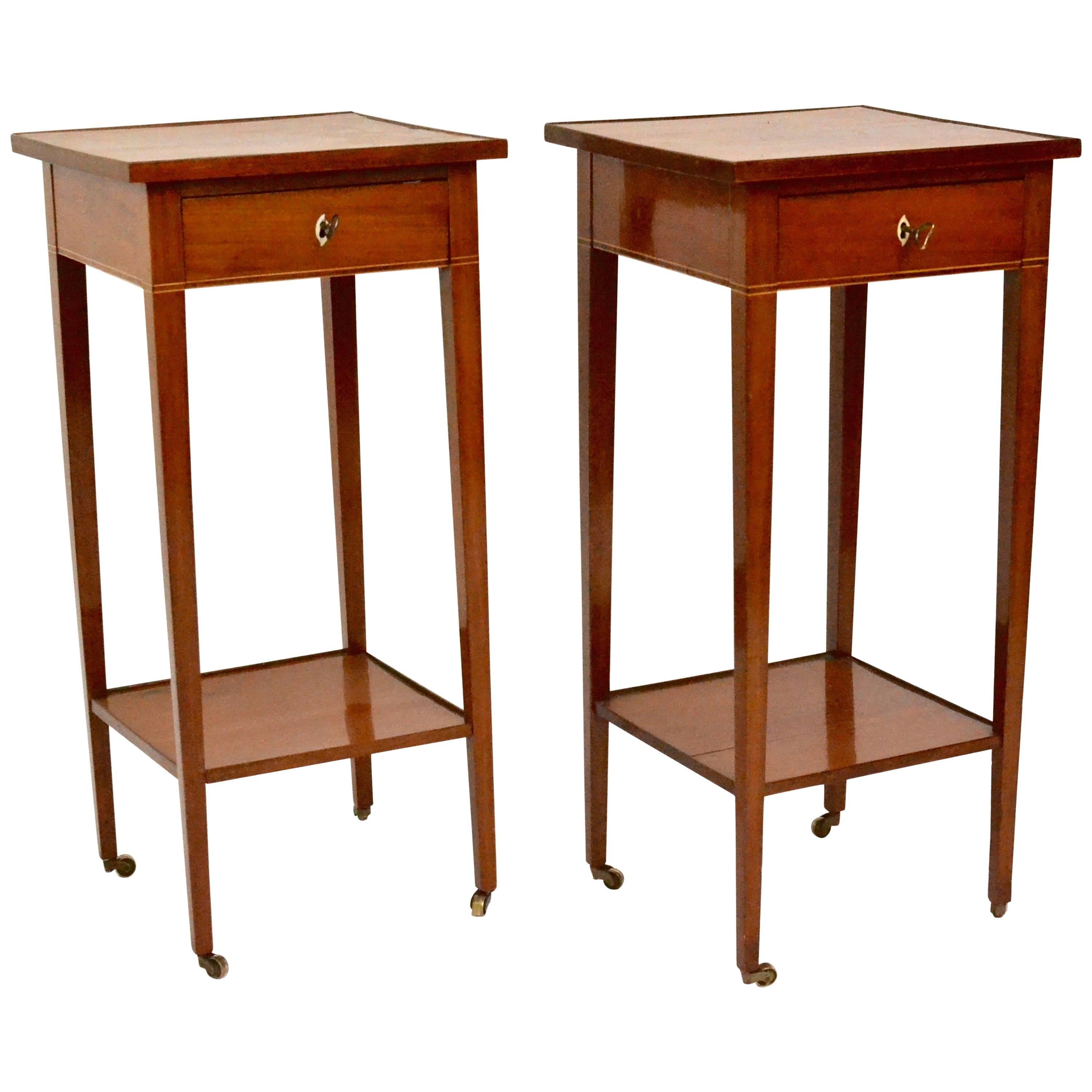 Pair of Swedish 18th Century Bedside Tables