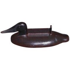 American Cast Iron Duck Boot Scraper, Circa 1900