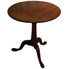 Antique Mahogany Tilt-Top Table