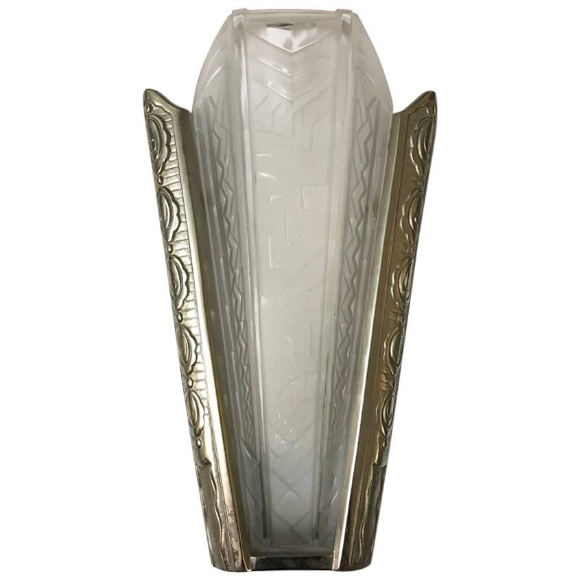 French Art Deco Sconce by P. Maynadier