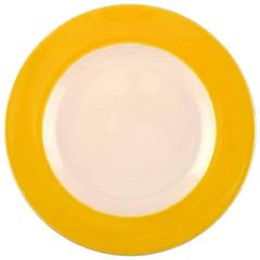 Eight Lunch Plates, Susanne Yellow Confetti Royal Copenhagen and Aluminia