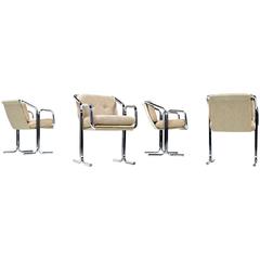 Mid-Century Modern Chrome Jerry Johnson Chairs