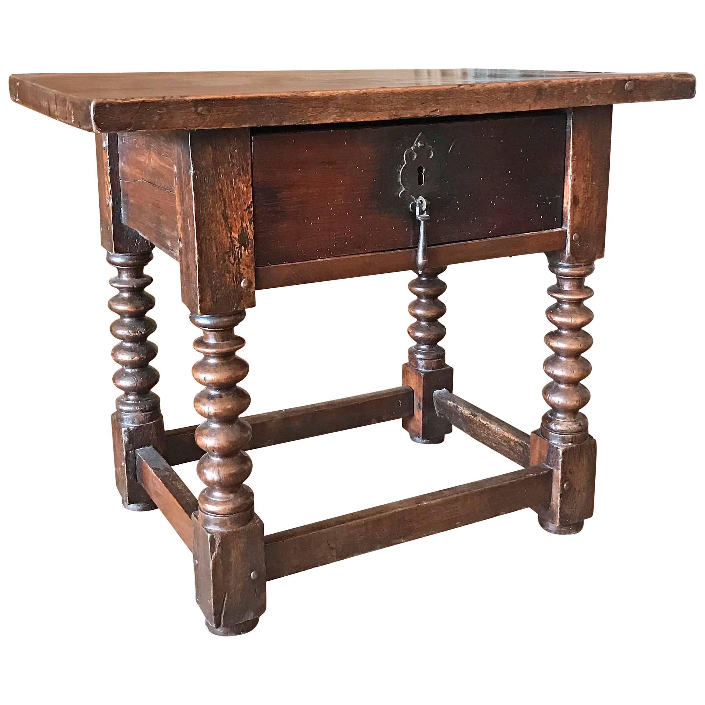 Antique Spanish Side Table, circa 1820