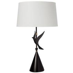 Rembrandt Anodized Aluminium Dove Lamp 11
