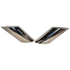Pair of Zephyr End Tables Designed by J. Wade Beam for Brueton, circa 1978 8