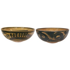 Antique Two 20th Century, Mexican Pottery Bowls