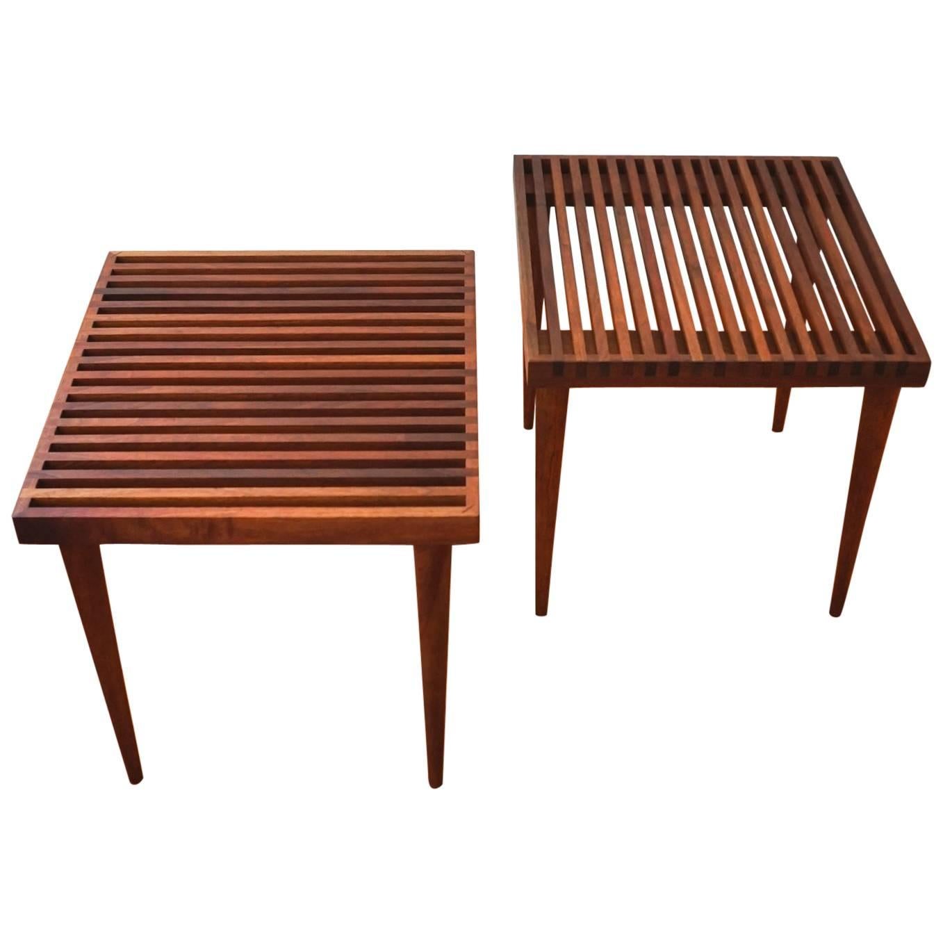 Pair of Side Tables by Mel Smilow