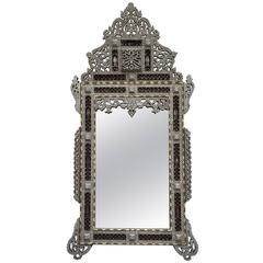 19th Century Syrian Mirror Inlay with Mother-of-Pearl 8