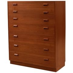 Danish Teak Børge Mogensen Tall Dresser 7