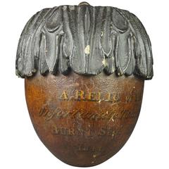 Antique Rare 19th Century Carved Wood Ship Relic HMS Talavera British Maritime 9