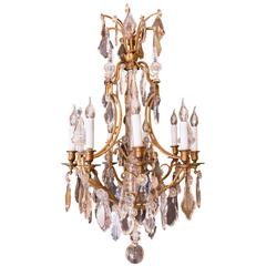 Late 19th Century Ormolu and Crystal Chandelier by Cristalleries De Baccarat