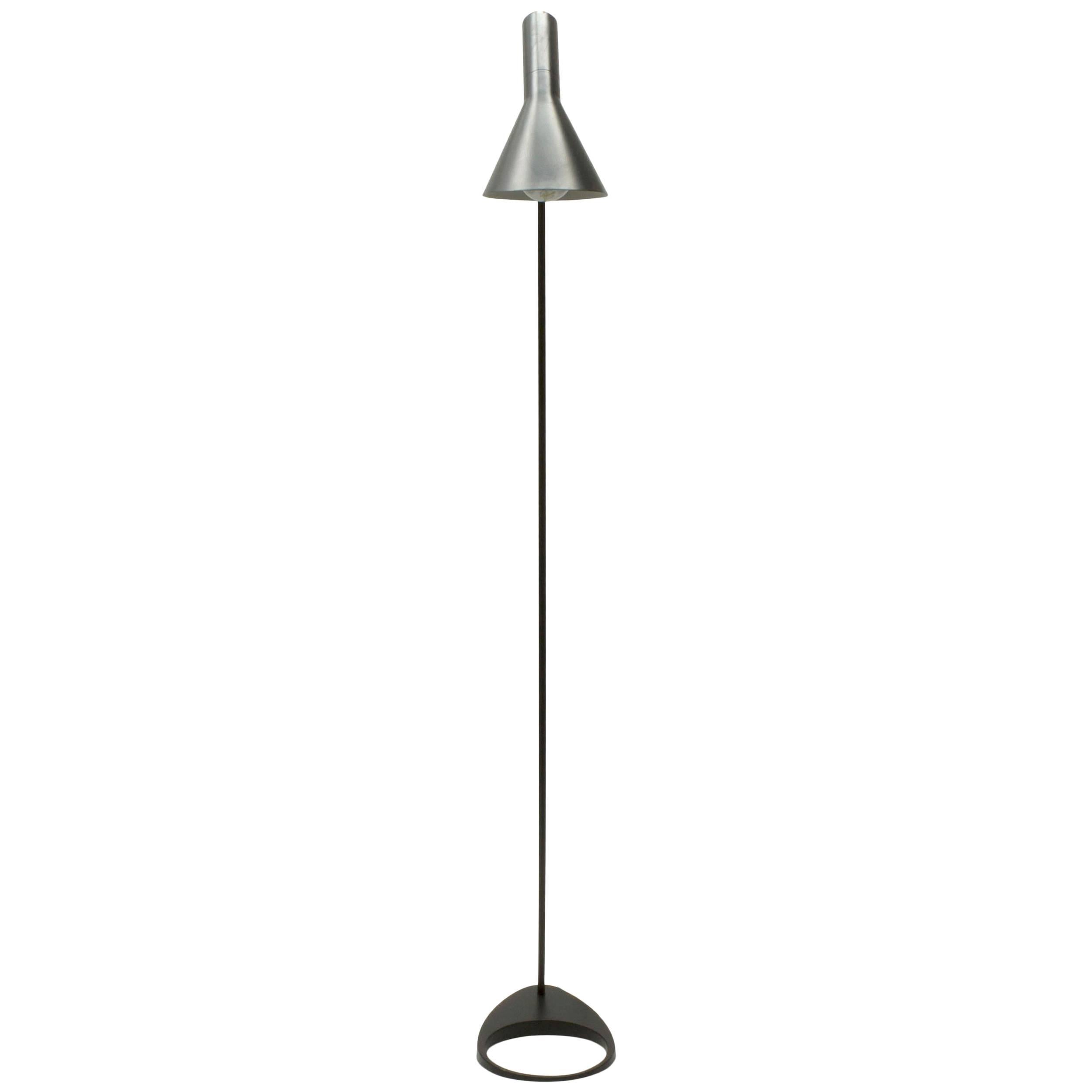 Modern Black Arne Jacobsen Floor Lamp by Louis Poulsen, Denmark For Sale