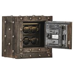 19th Century Antique Italian Hobnail Safe with Four Watch Winders 12
