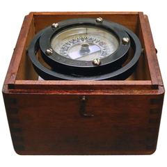 Vintage Boxed Compass