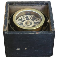 Mid-19th Century Boxed Compass