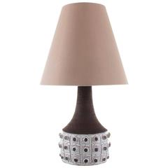 Stoneware Table Lamp by Jette Helleroe for Axella, 1970s, Attractive Table Light
