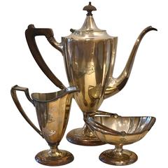 English Silver Plate Coffee Service 10