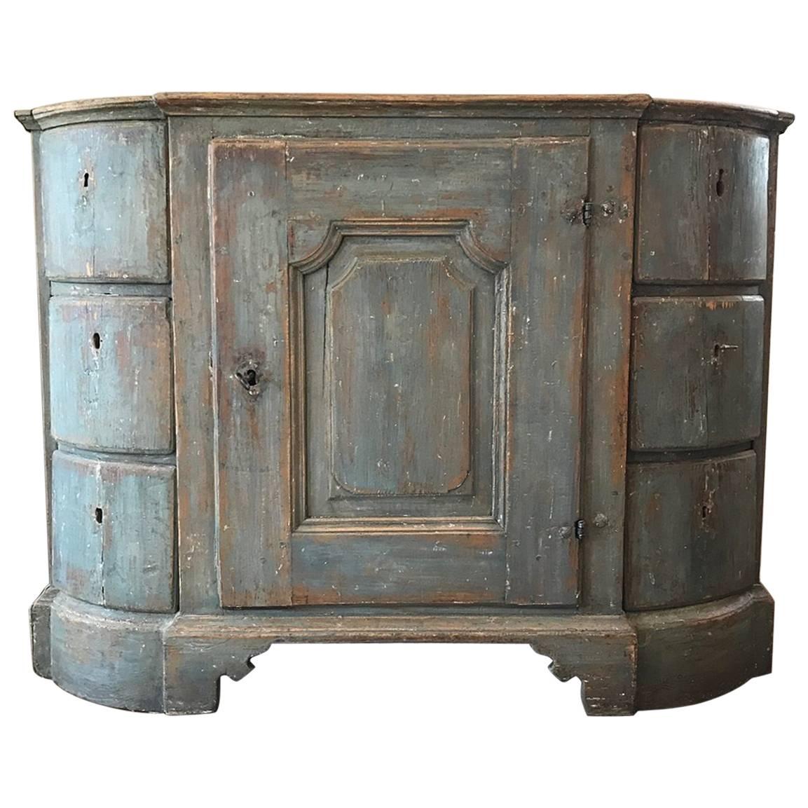 18th Century Swedish Baroque Sideboard For Sale
